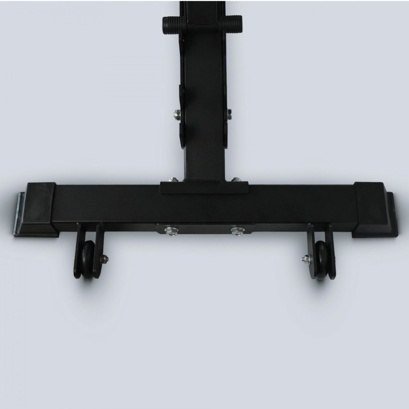 Banc de musculation Training Pro réglable – Incliné / Décliné - avec roulettes