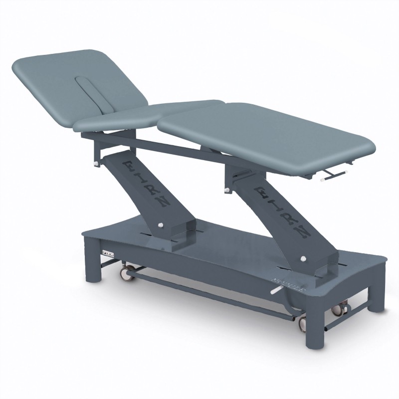 Table de massage électrique 3 plans avec cyphose - kinésithérapie - titane