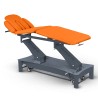 Table de massage électrique 3 plans avec cyphose - table de kiné - orange