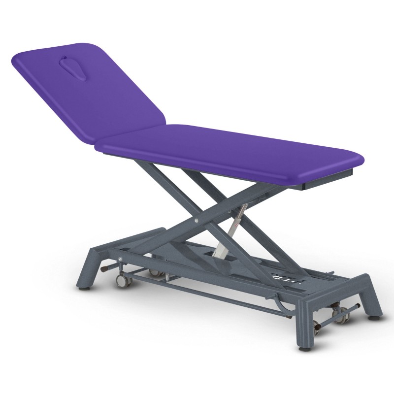 Table de massage électrique 2 plans kinésithérapie - violet violine