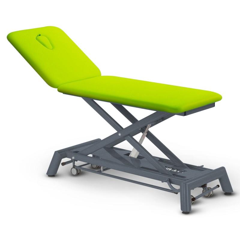 Table de massage électrique 2 plans kinésithérapie - vert anis