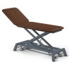 Table de massage électrique 2 plans kinésithérapie - marron chocolat