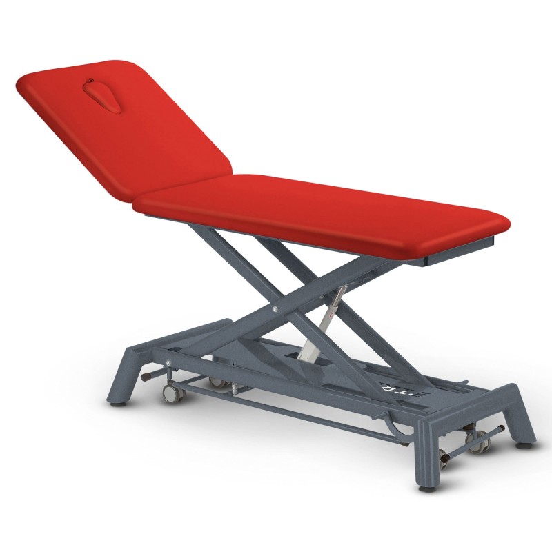 Table de massage électrique 2 plans kinésithérapie - rouge