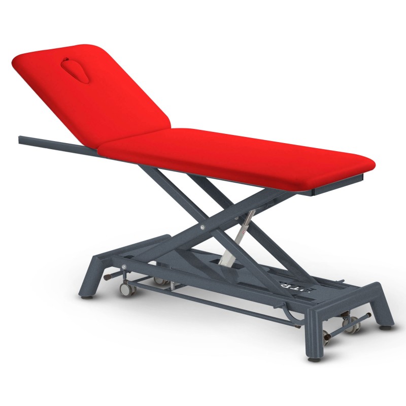 Table de massage électrique 2 plans kinésithérapie proclive - rouge