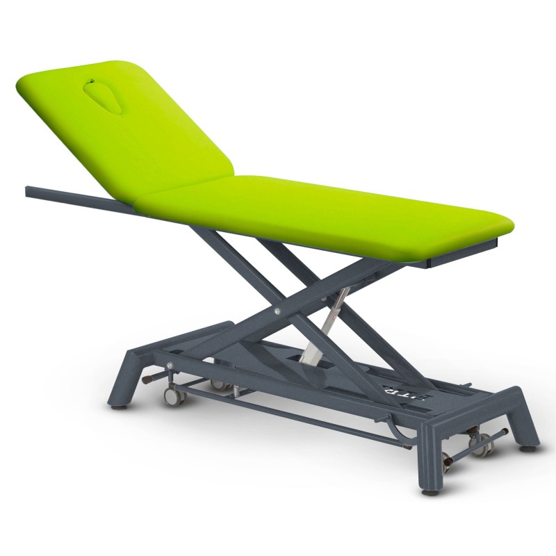 Table de massage électrique 2 plans kinésithérapie proclive - vert anis