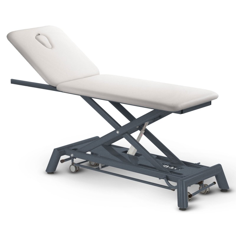 Table de massage électrique 2 plans kinésithérapie proclive - blanc