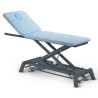 Table de massage électrique 2 plans kinésithérapie proclive - bleu clair azur