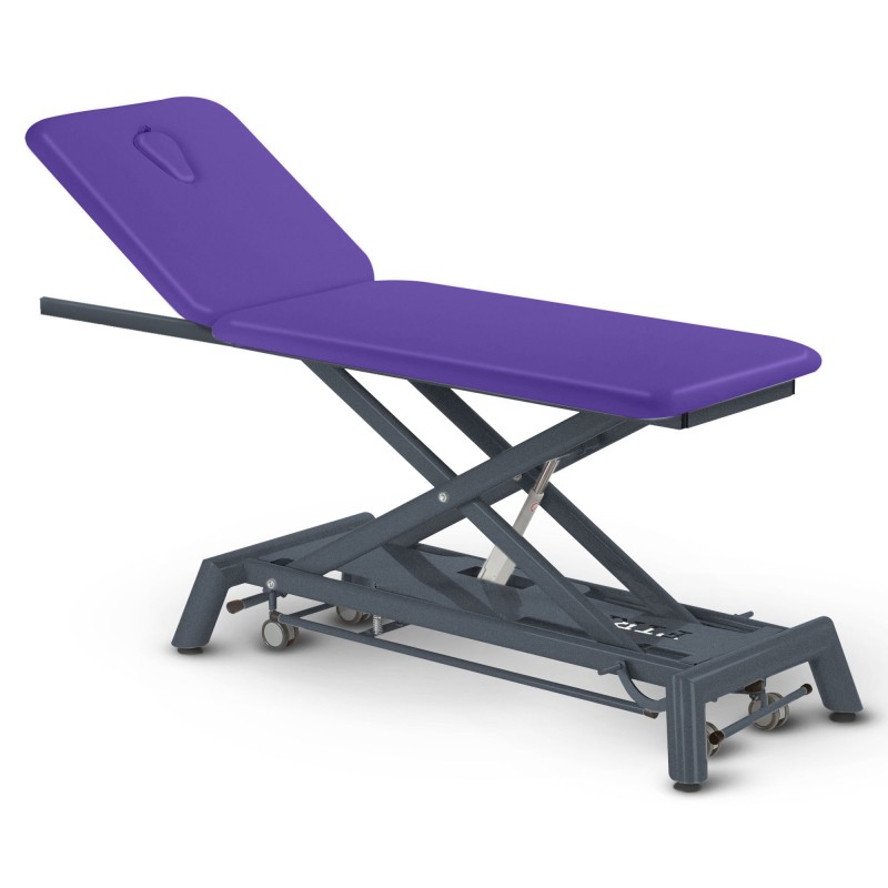 Table de massage électrique 2 plans kinésithérapie proclive - violet violine