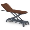 Table de massage électrique 2 plans kinésithérapie proclive - marron chocolat