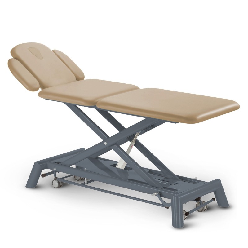 Table de massage électrique 3 plans kinésithérapie - taupe
