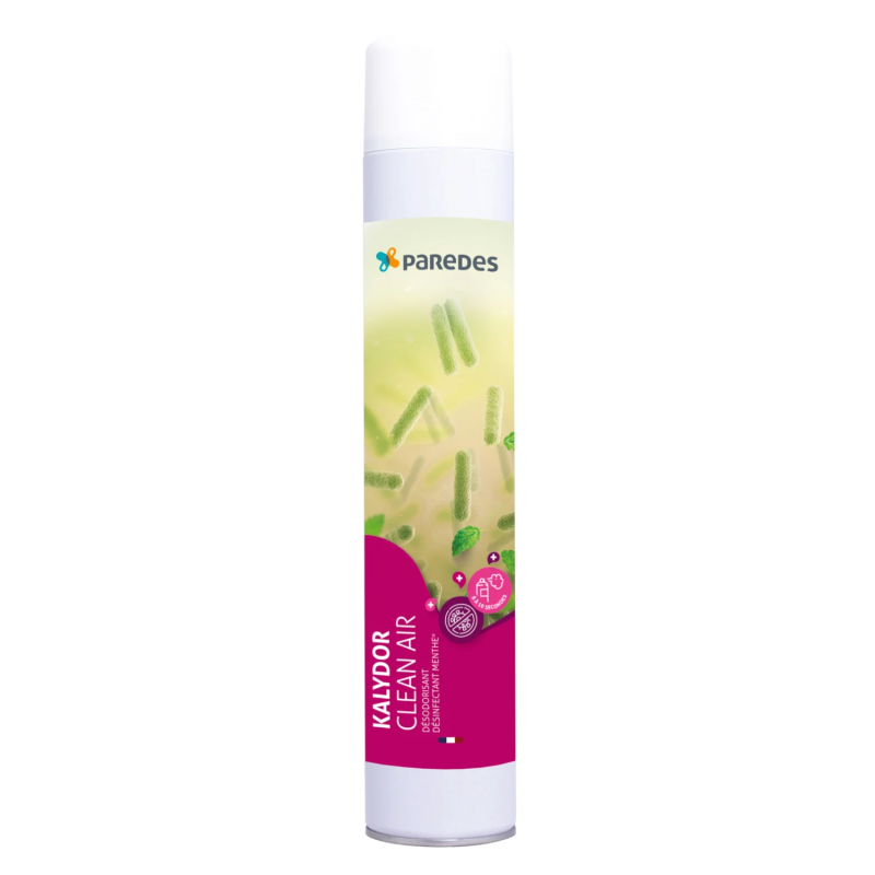 Spray bactéricide menthol - aérosol pour désinfection cabinets pro