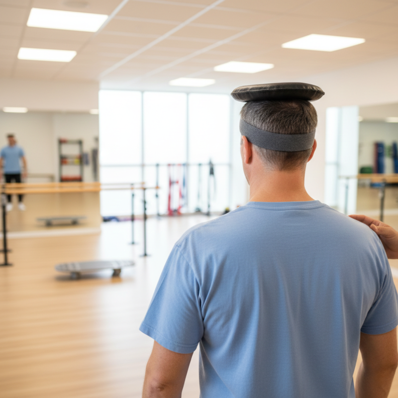 Poids de tête pour exercices de rééducation kiné