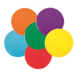 Pastilles de marquage au sol - Lot de 6 - Pour parcours de motricité kiné