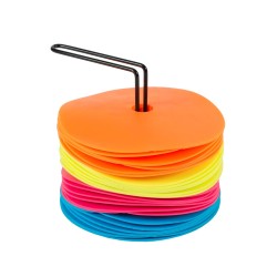 Pastilles de marquage au sol - Lot de 24 pour parcours de motricité kiné
