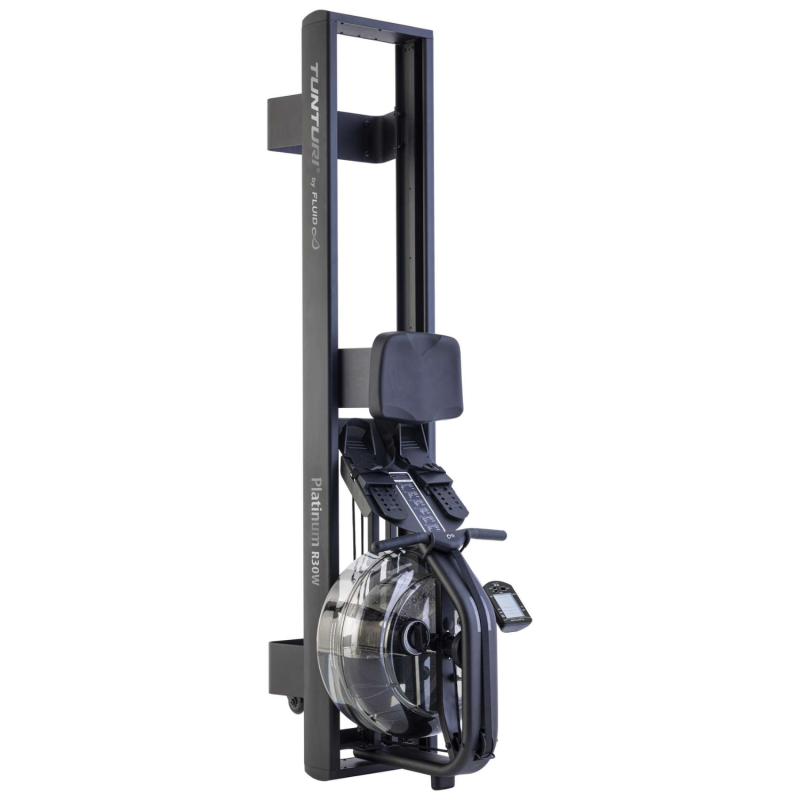 rameur Tunturi Platinum R30W à résistance à eau rangement vertical optimisé