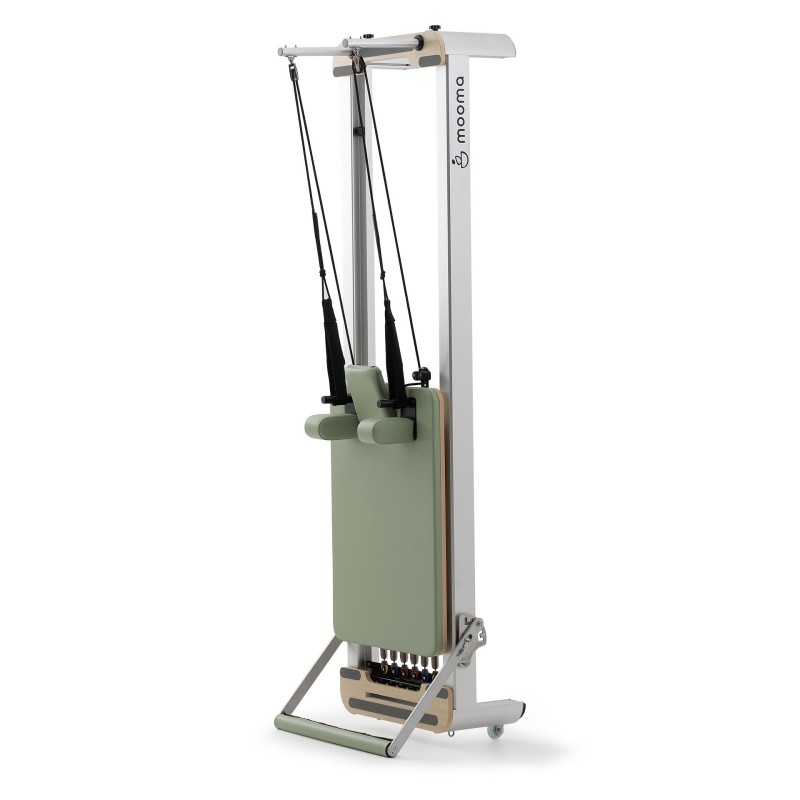 Reformer Pilates kiné aluminium stockage vertical gain de place cabinet