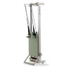 Reformer Pilates kiné aluminium stockage vertical gain de place cabinet