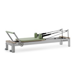 Reformer Pilates kiné aluminium vue complète appareil rééducation