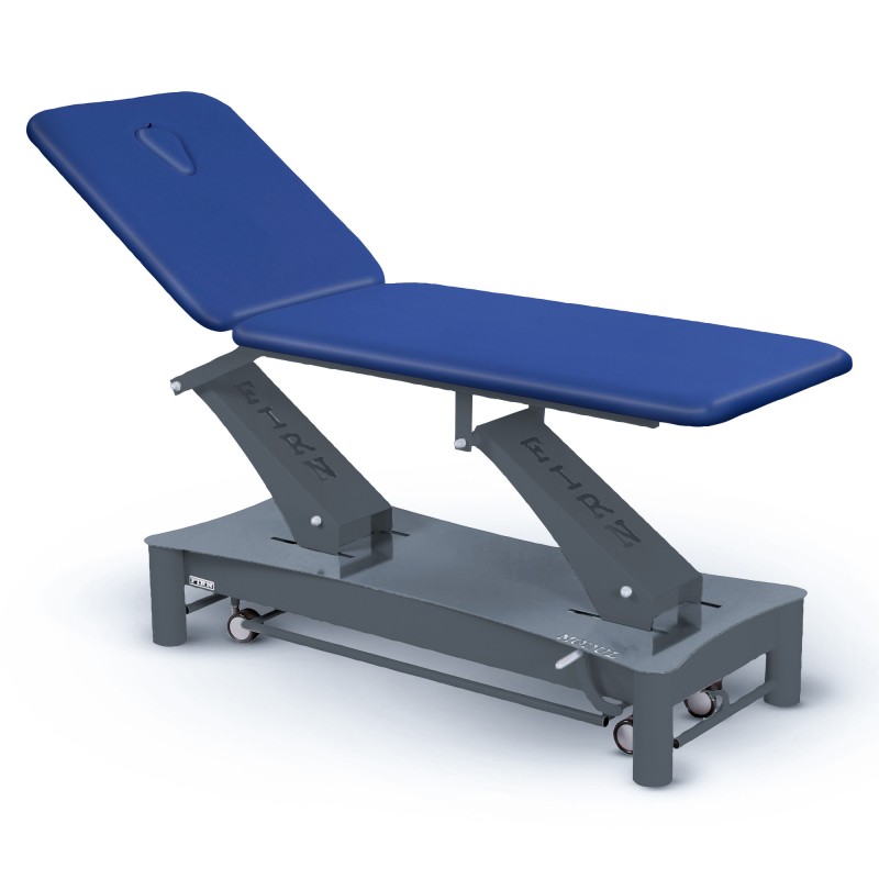 Table de massage électrique 2 plans kiné Modul Duo D1 FIRN sellerie bleu roi