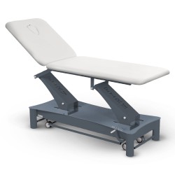 Table de massage électrique 2 plans kiné Modul Duo D1 FIRN sellerie blanche