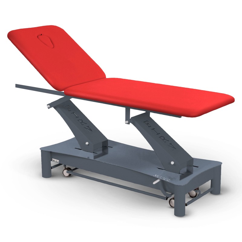 Table de massage électrique 2 plans kiné Modul Duo D2 FIRN sellerie rouge