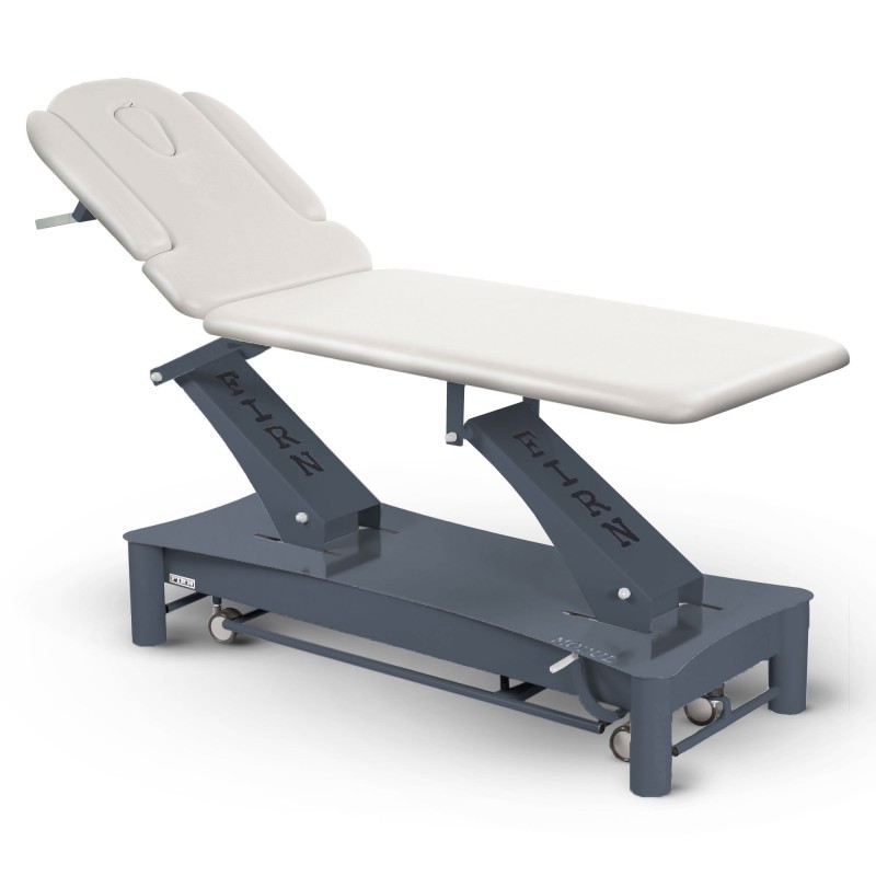 Table de massage électrique 2 plans kiné Modul Duo D3 FIRN sellerie blanche