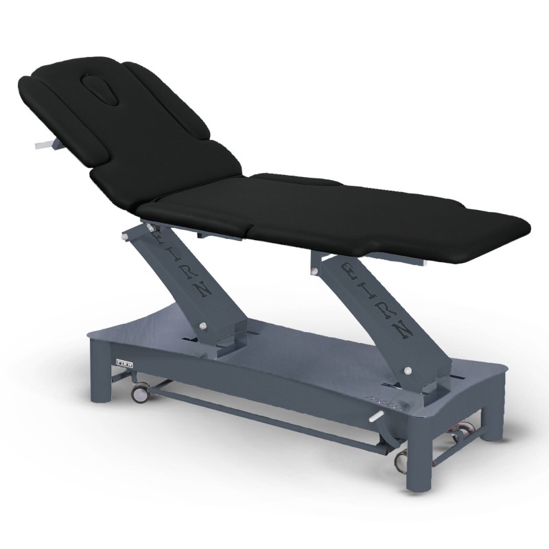 Table de massage électrique 2 plans kiné Modul Duo XL FIRN sellerie noire