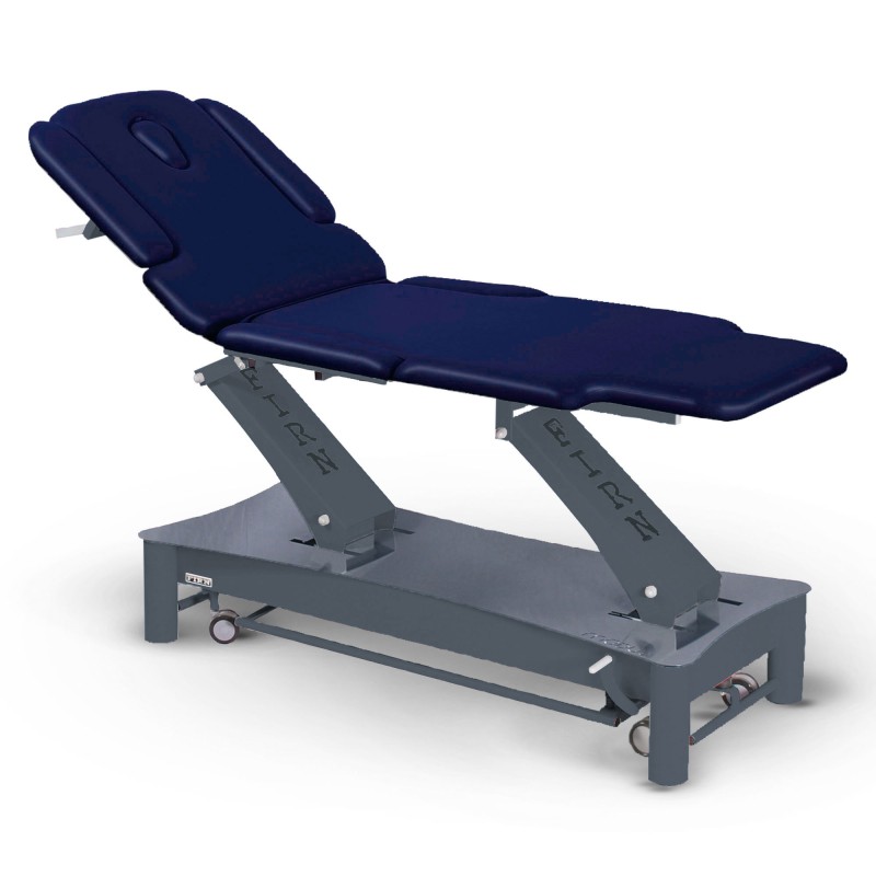 Table de massage électrique 2 plans kiné Modul Duo D1 FIRN sellerie bleu nuit