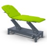 Table de massage électrique 2 plans kiné Modul Duo D1 FIRN sellerie vert anis