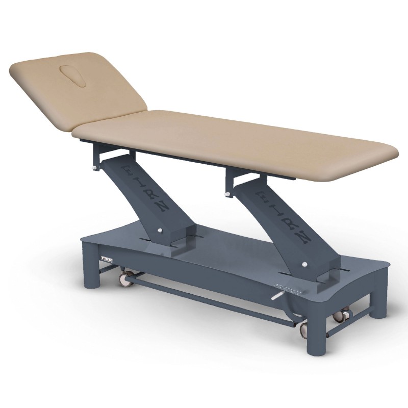 Table de massage électrique 2 plans kiné Modul Excel E1 FIRN sellerie taupe