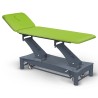 Table de massage électrique 2 plans kiné Modul Excel E1 FIRN sellerie vert anis