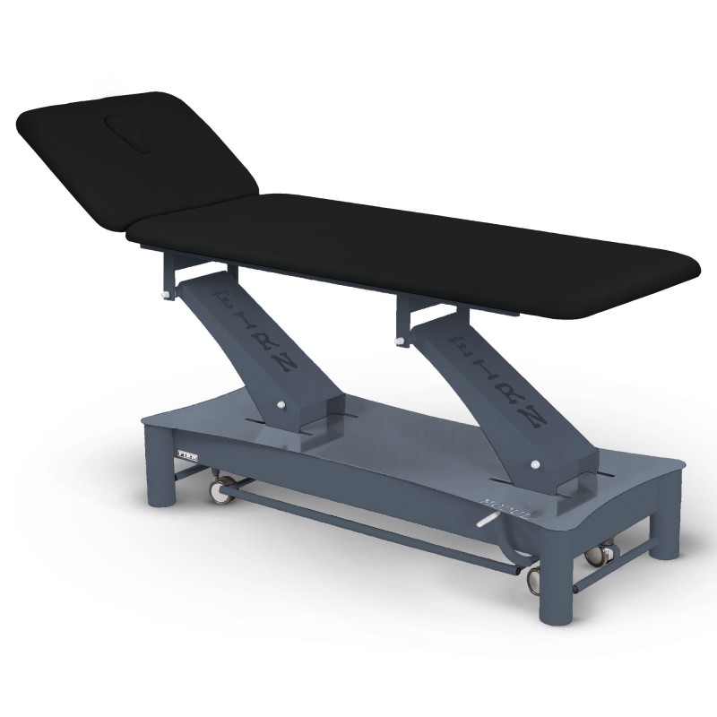 Table de massage électrique 2 plans kiné Modul Excel E1 FIRN sellerie noire