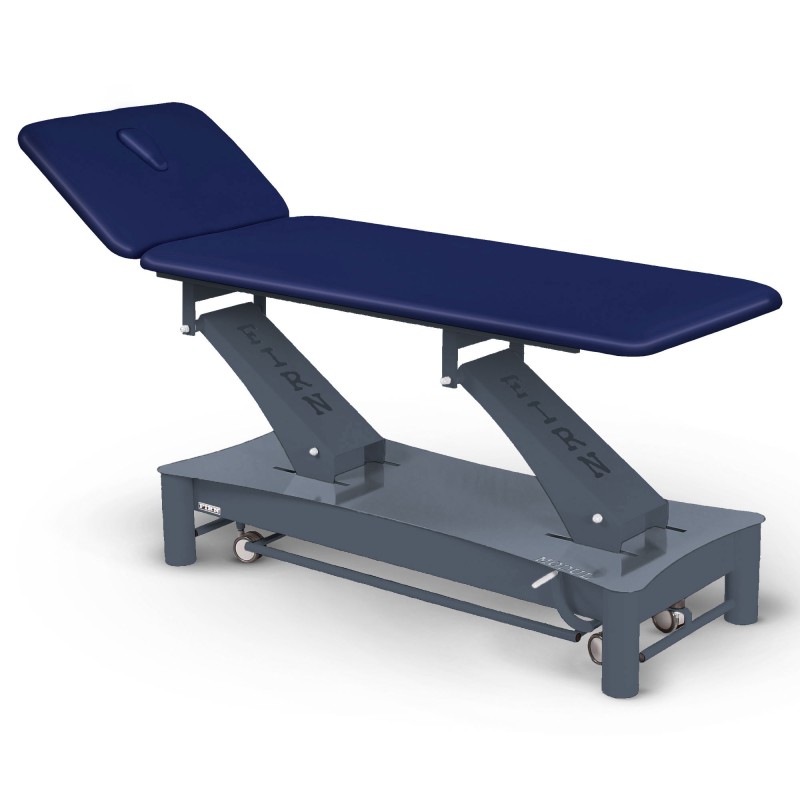 Table de massage électrique 2 plans kiné Modul Excel E1 FIRN sellerie bleu nuit