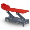 Table de massage électrique 2 plans kiné Modul Excel E3 FIRN sellerie rouge