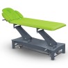 Table de massage électrique 2 plans kiné Modul Excel E3 FIRN sellerie vert anis