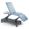 Table de massage électrique 3 plans kiné Modul TRIO TS1 FIRN sellerie bleu clair azur