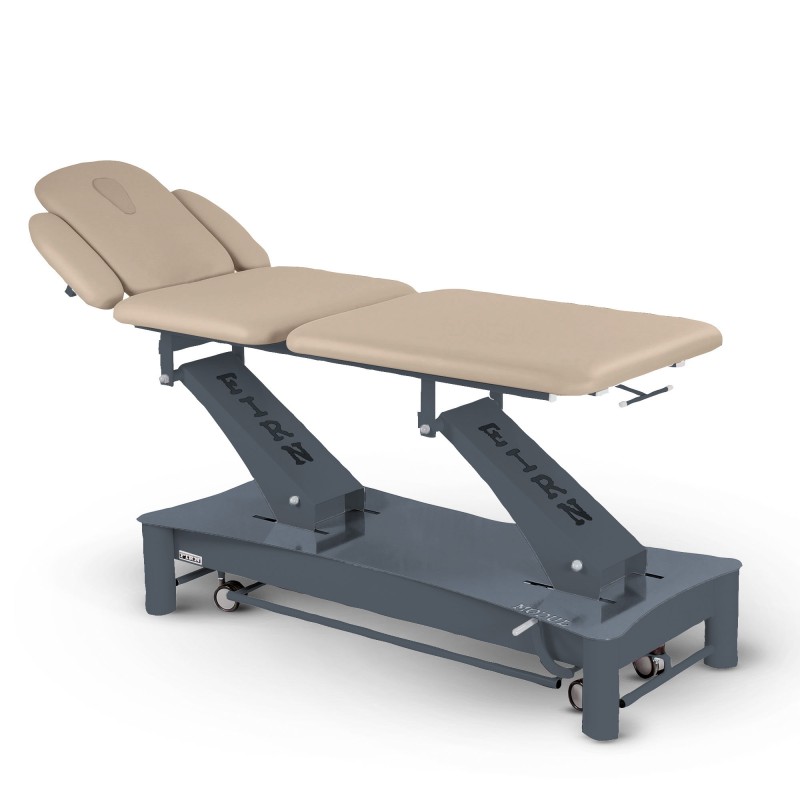 Table de massage électrique 3 plans kiné Modul Trio TS3 FIRN sellerie taupe