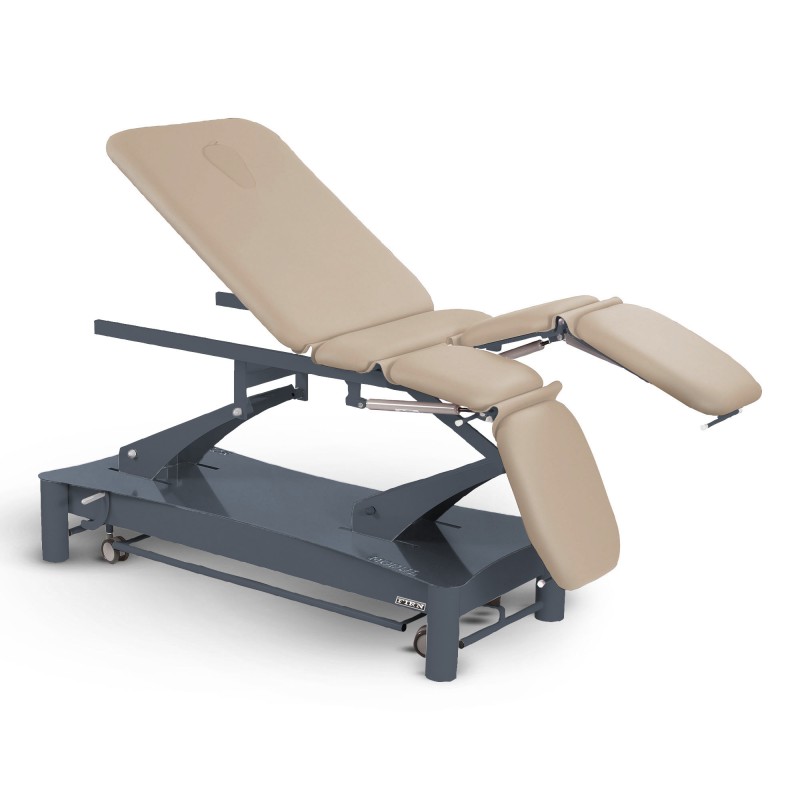 Table de massage électrique 6 plans kiné Modul Saxo FIRN sellerie taupe
