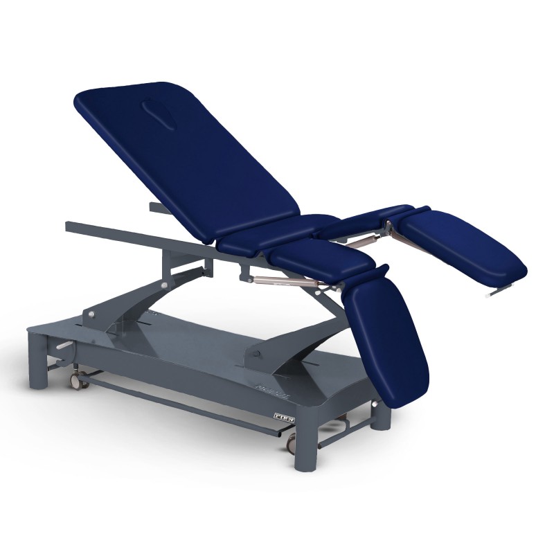 Table de massage électrique 6 plans kiné Modul Saxo FIRN sellerie bleu nuit