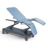 Table de massage électrique 6 plans kiné Modul Saxo FIRN sellerie bleu clair azur