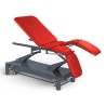 Table de massage électrique 6 plans kiné Modul Saxo FIRN sellerie rouge