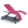 Table de massage électrique 6 plans kiné Modul Saxo FIRN sellerie rose framboise