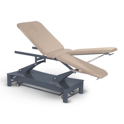 Table de massage électrique 4 plans kiné Modul Quatro FIRN sellerie taupe