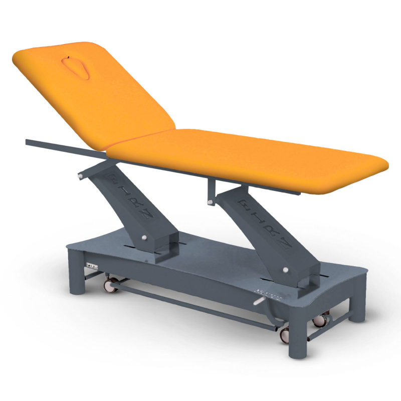 Table de massage électrique 2 plans kiné Modul Duo D2 FIRN sellerie jaune safran