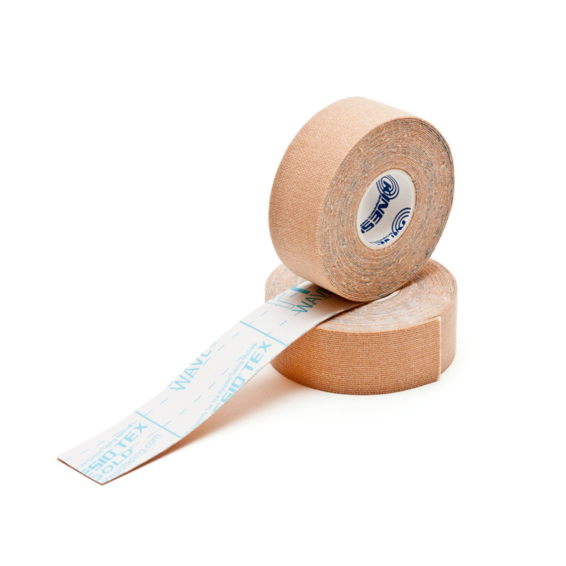 Kinesio Tex Gold Finger Print Mini 5 m ruban taping 2,5 cm kinésithérapie précision douleurs œdèmes rééducation