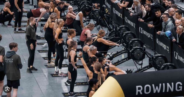 Appareil concept 2 utilisé dans le Hyrox et le crossfit