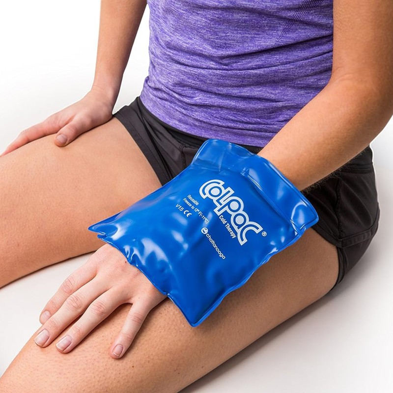 Compresse froide Colpac en kinésithérapie pour œdème