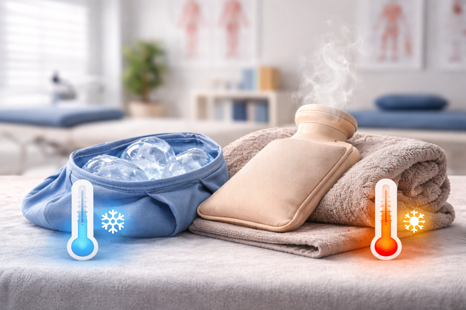 Thermothérapie et Cryothérapie en kinésithérapie 