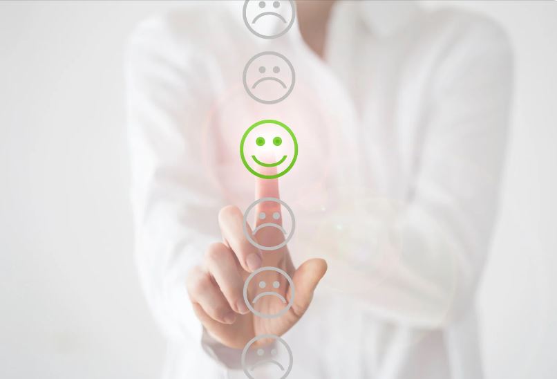 impression positive un smile avec un sourire