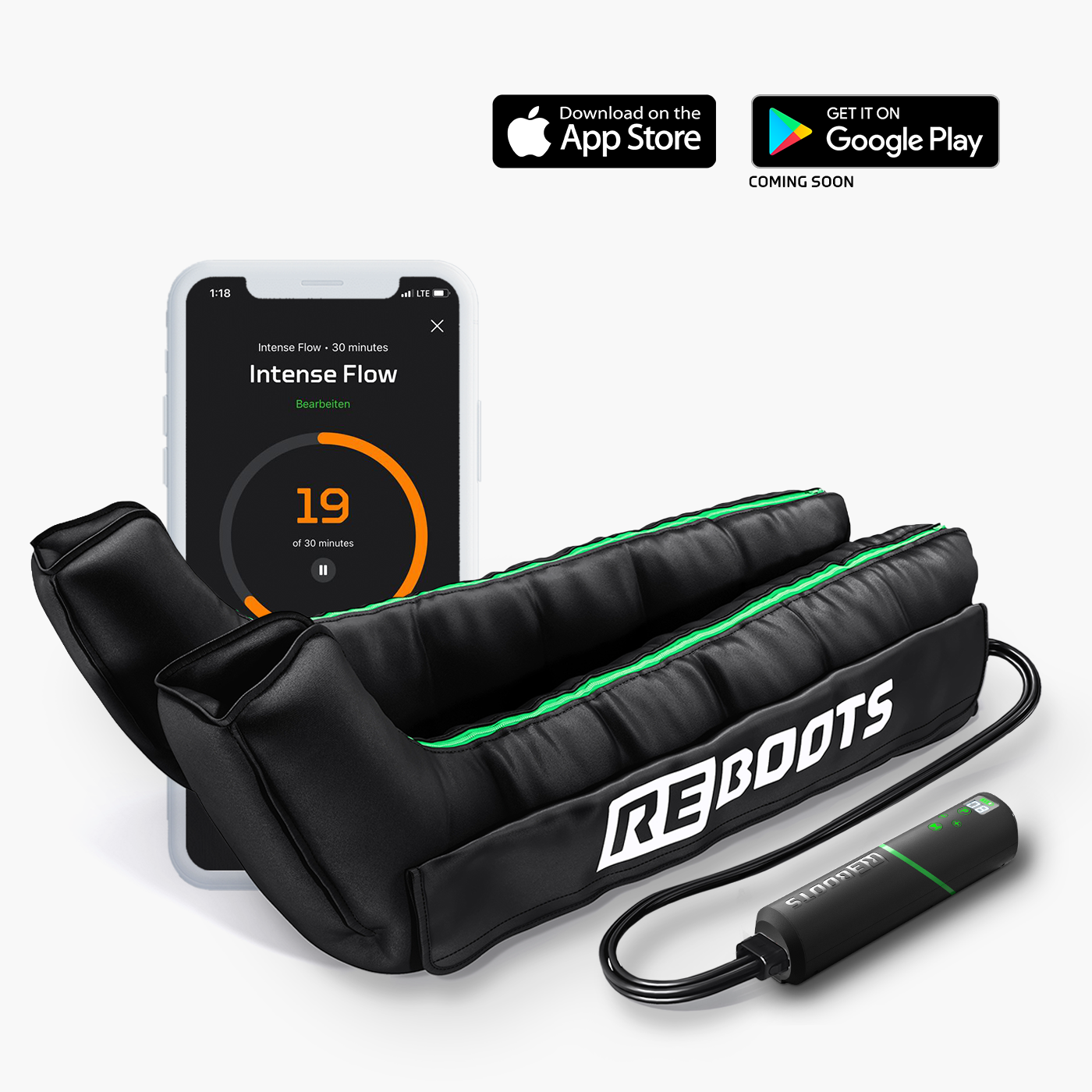 Reboots Go Lite pressothérapie portable pour kinésithérapie